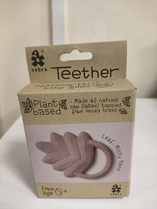 Грызунок Sebra "Лист", дымчатая роза (уцененный)